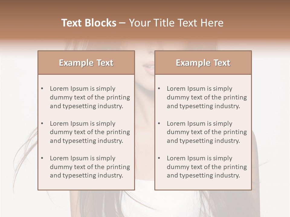 Young Studio Close Up PowerPoint Template