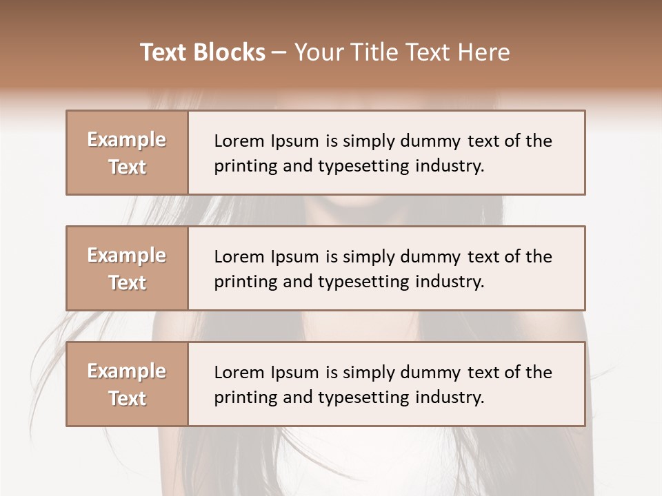 Young Studio Close Up PowerPoint Template