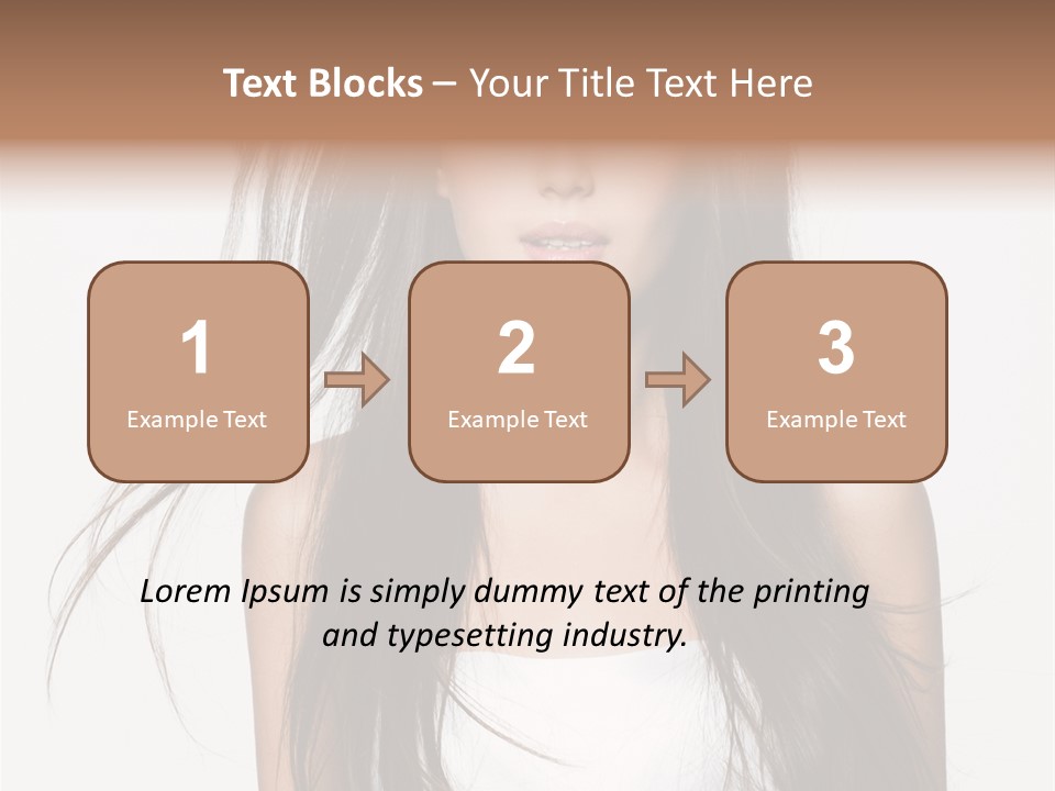 Young Studio Close Up PowerPoint Template