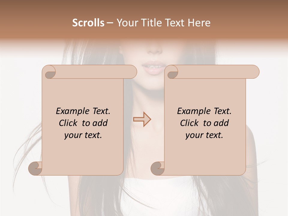 Young Studio Close Up PowerPoint Template
