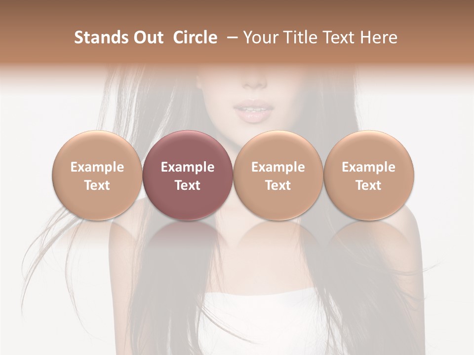 Young Studio Close Up PowerPoint Template