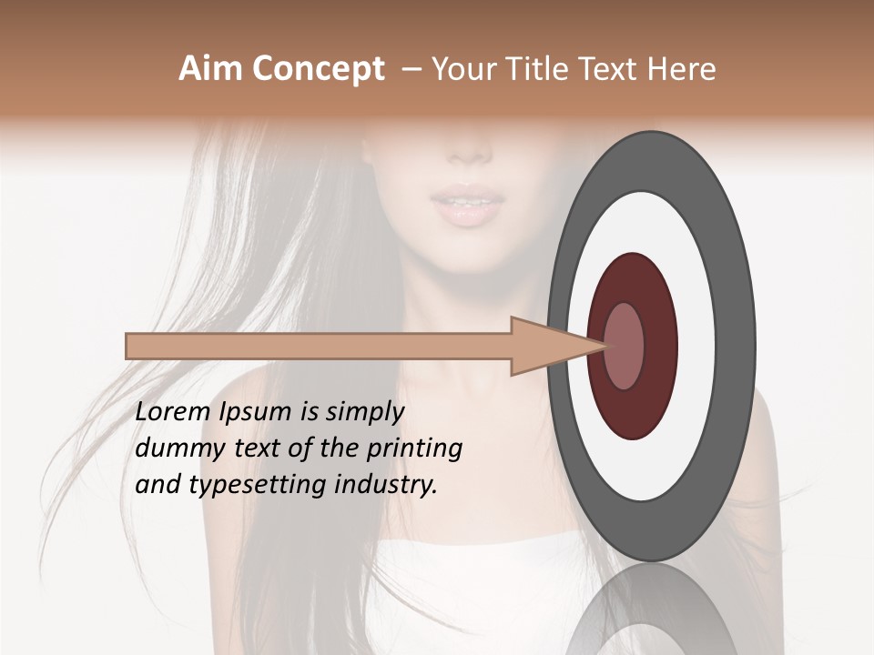 Young Studio Close Up PowerPoint Template