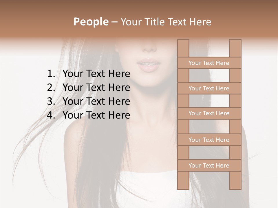 Young Studio Close Up PowerPoint Template