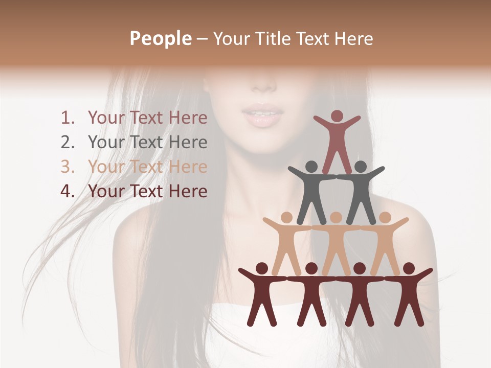 Young Studio Close Up PowerPoint Template