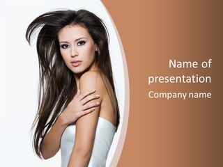 Hairstyle Gloss Gorgeous PowerPoint Template