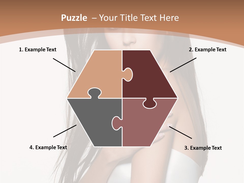 Hairstyle Gloss Gorgeous PowerPoint Template