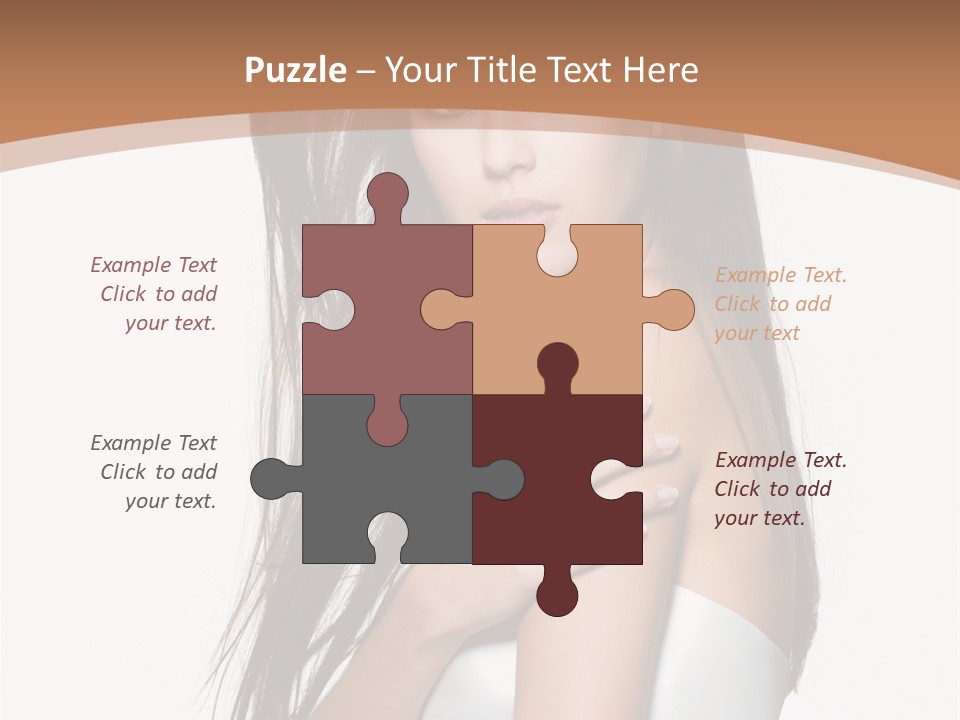 Hairstyle Gloss Gorgeous PowerPoint Template