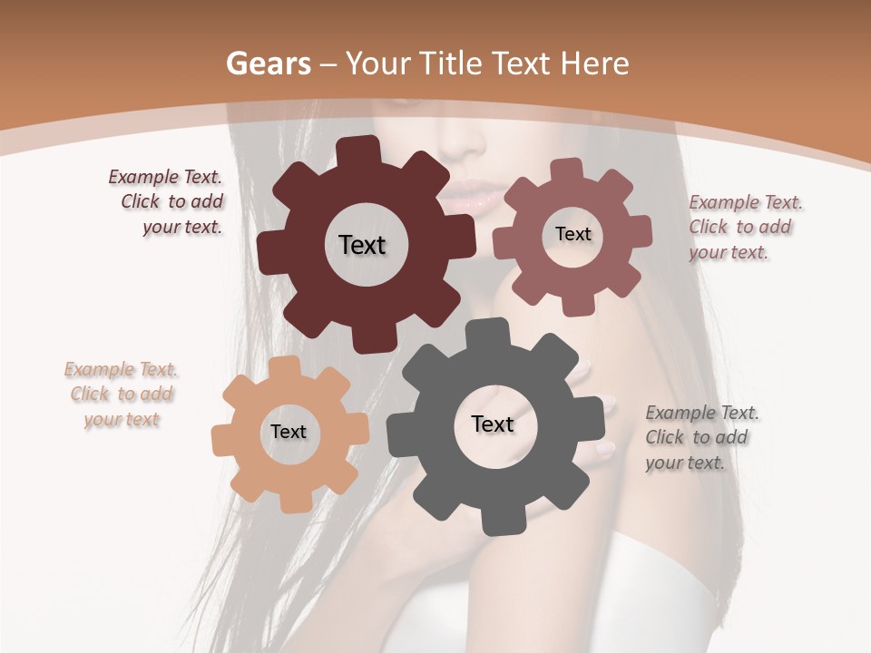 Hairstyle Gloss Gorgeous PowerPoint Template