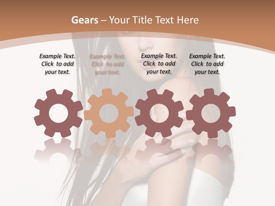 Hairstyle Gloss Gorgeous PowerPoint Template