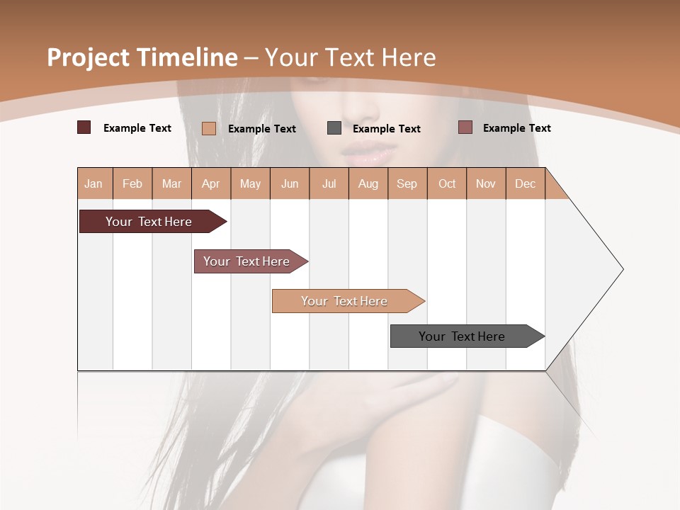 Hairstyle Gloss Gorgeous PowerPoint Template