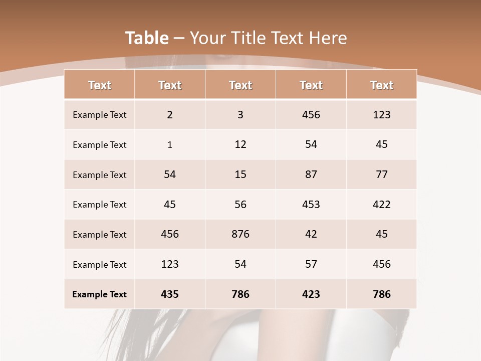 Hairstyle Gloss Gorgeous PowerPoint Template