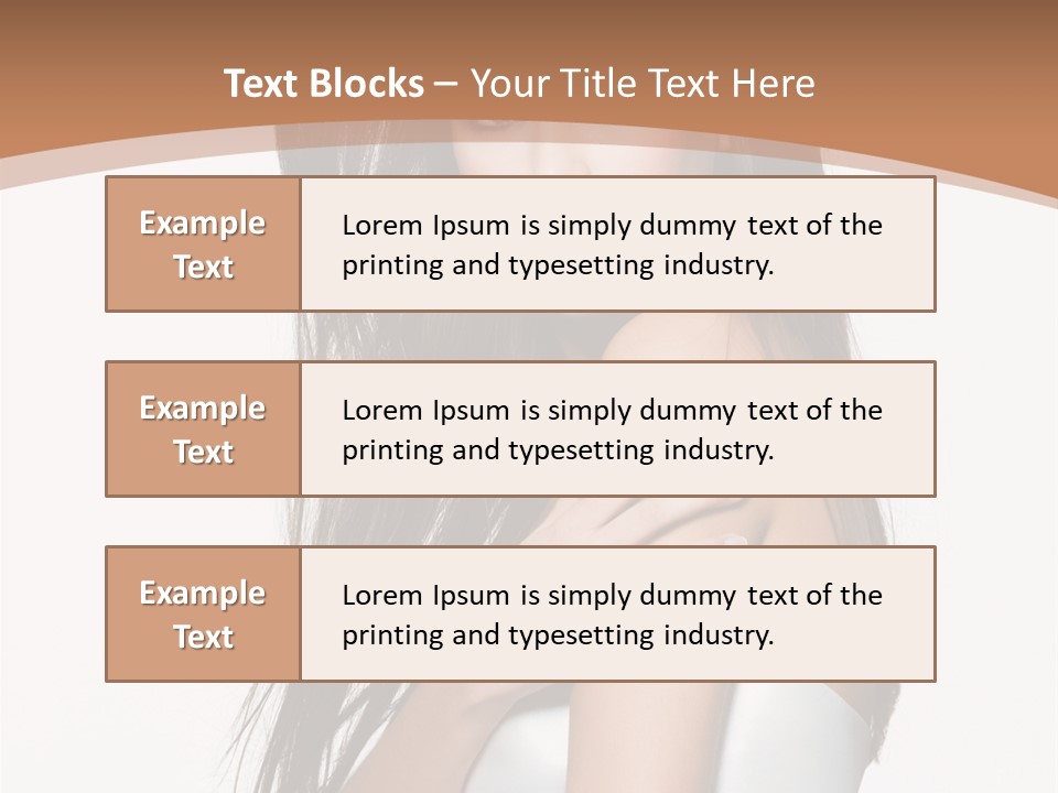 Hairstyle Gloss Gorgeous PowerPoint Template