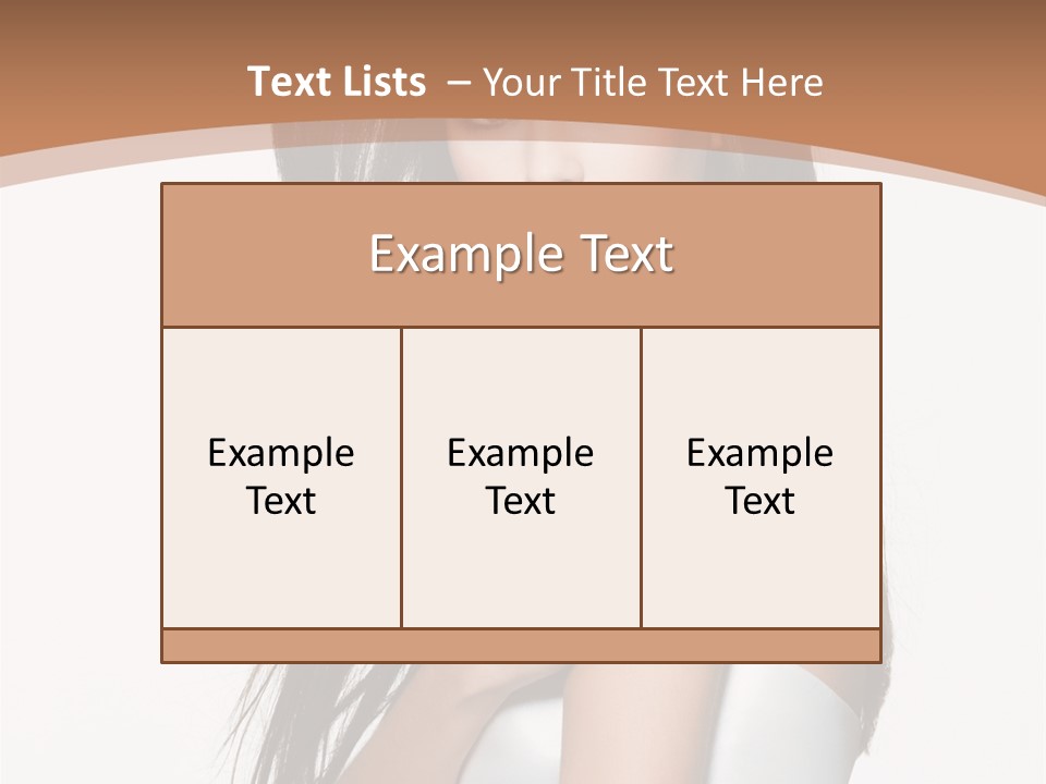 Hairstyle Gloss Gorgeous PowerPoint Template