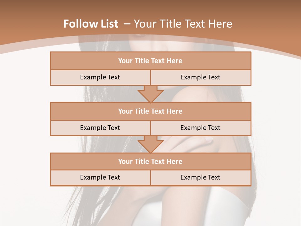 Hairstyle Gloss Gorgeous PowerPoint Template