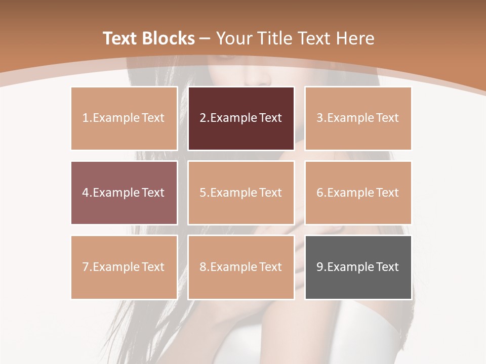 Hairstyle Gloss Gorgeous PowerPoint Template