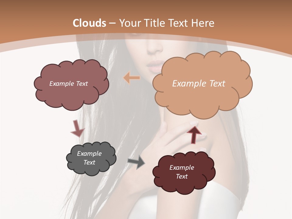 Hairstyle Gloss Gorgeous PowerPoint Template