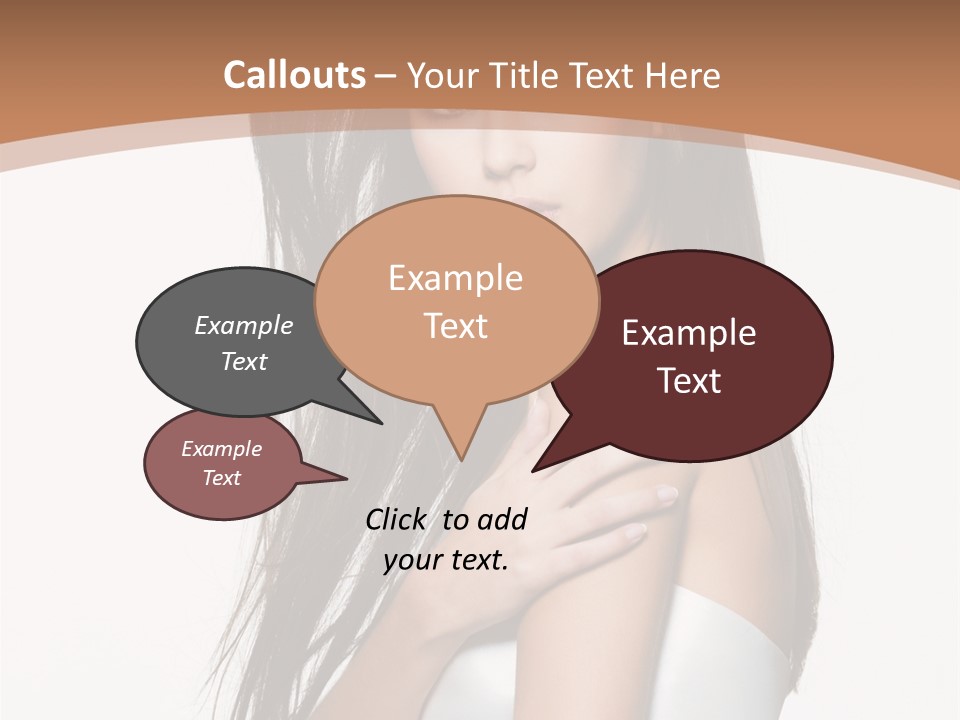 Hairstyle Gloss Gorgeous PowerPoint Template