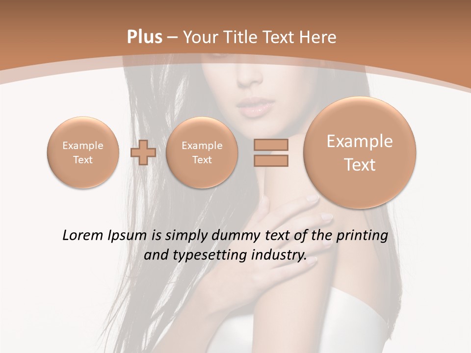 Hairstyle Gloss Gorgeous PowerPoint Template