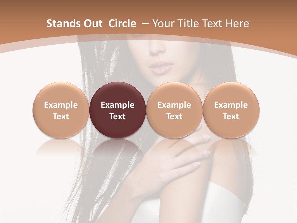 Hairstyle Gloss Gorgeous PowerPoint Template