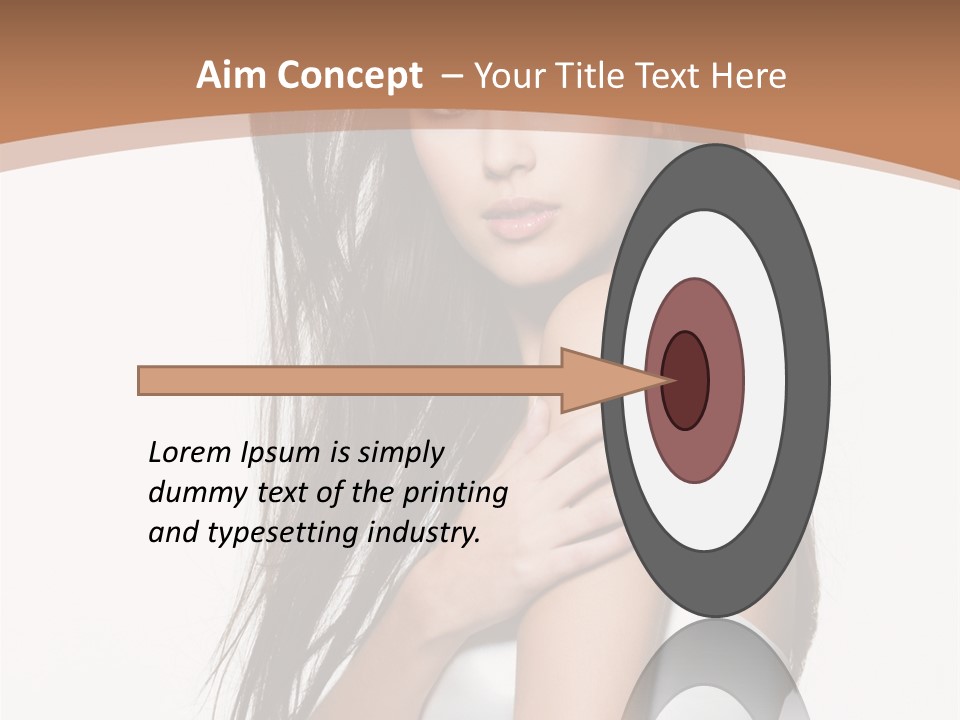 Hairstyle Gloss Gorgeous PowerPoint Template