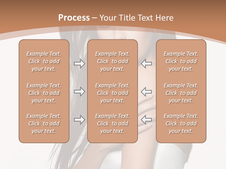 Hairstyle Gloss Gorgeous PowerPoint Template