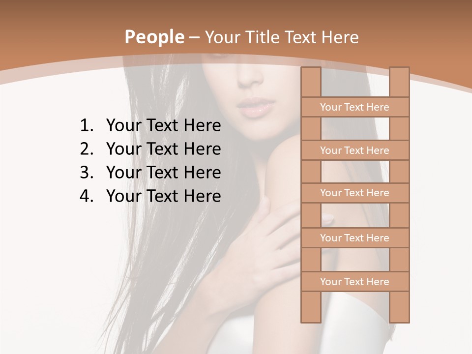 Hairstyle Gloss Gorgeous PowerPoint Template
