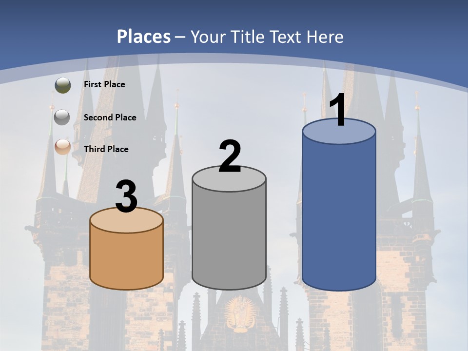 Old Cathedral Twin PowerPoint Template