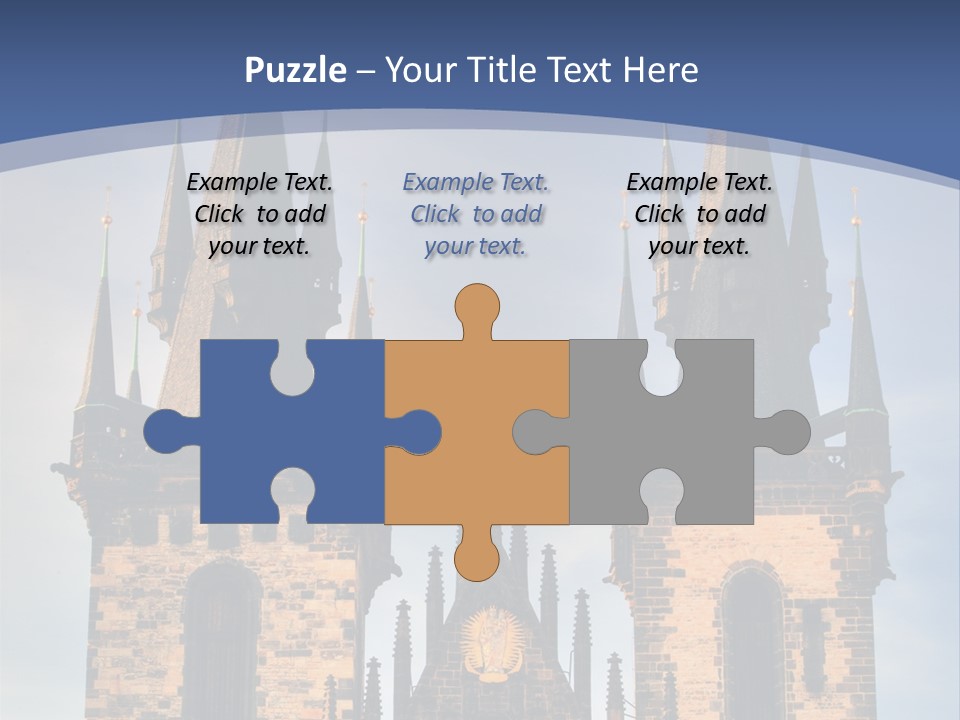 Old Cathedral Twin PowerPoint Template