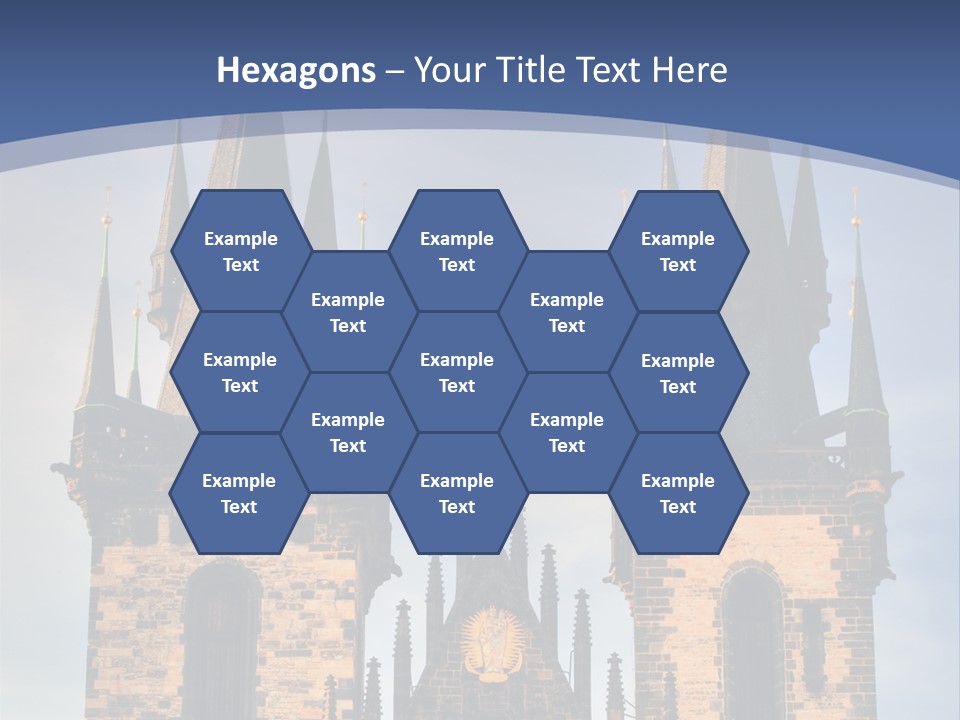 Old Cathedral Twin PowerPoint Template