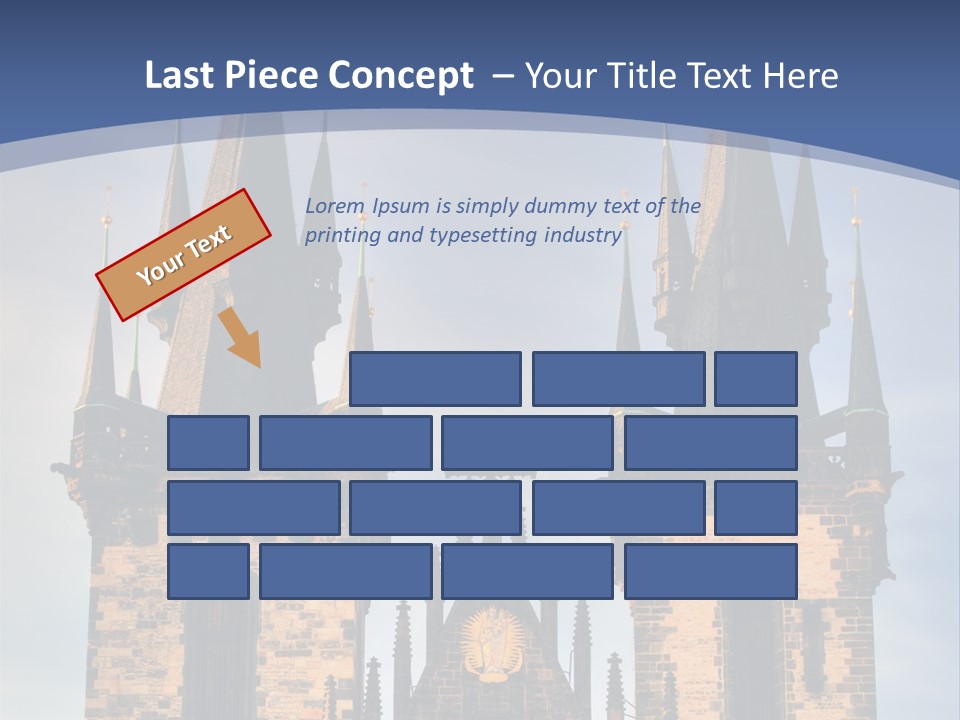 Old Cathedral Twin PowerPoint Template