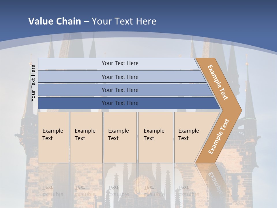 Old Cathedral Twin PowerPoint Template