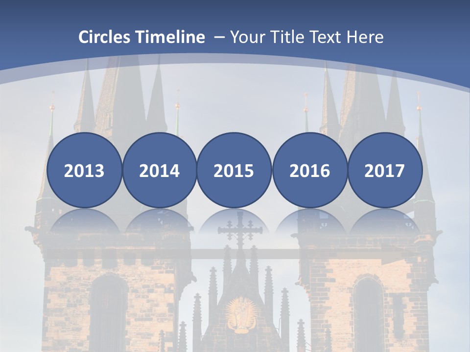 Old Cathedral Twin PowerPoint Template