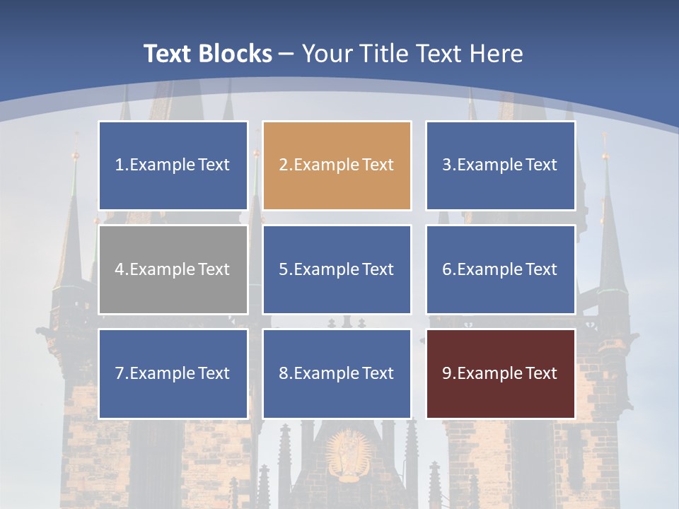 Old Cathedral Twin PowerPoint Template