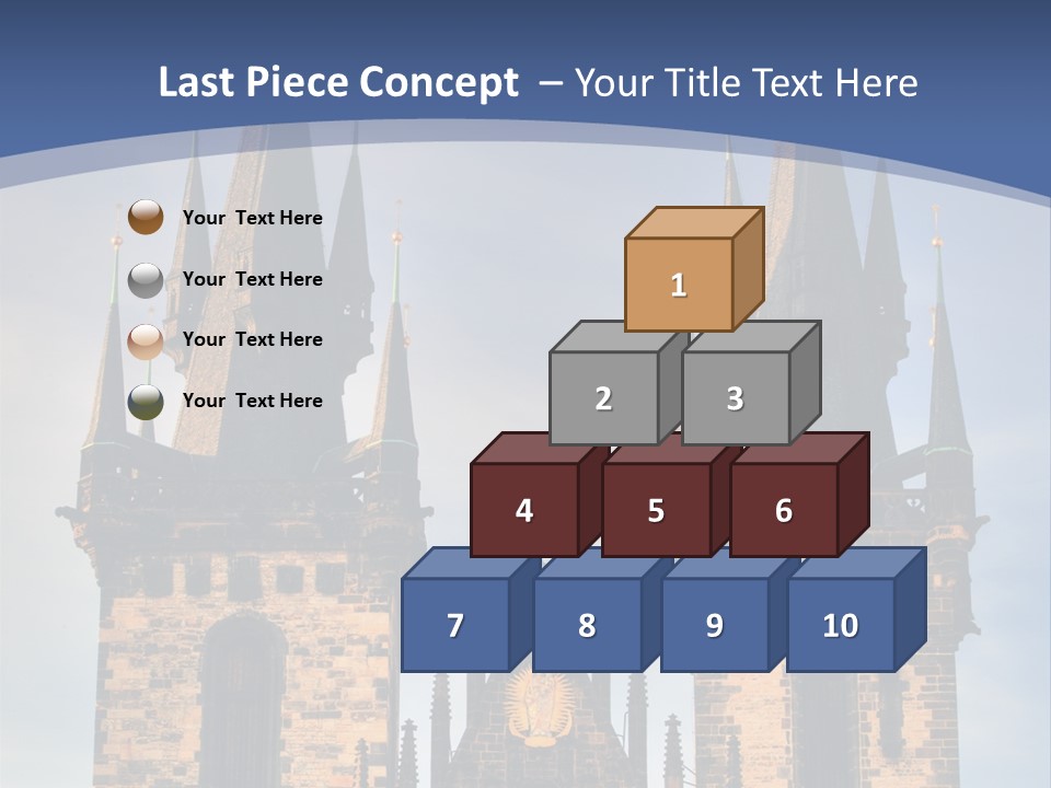Old Cathedral Twin PowerPoint Template