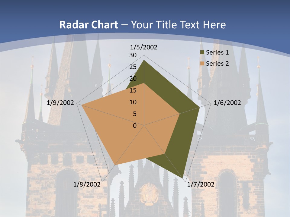 Old Cathedral Twin PowerPoint Template