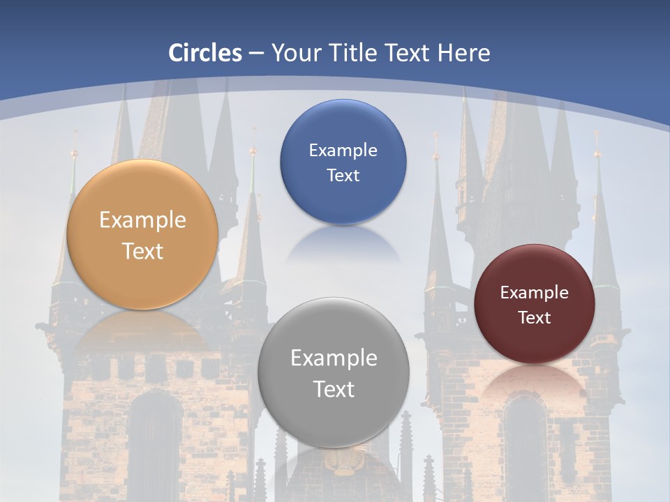 Old Cathedral Twin PowerPoint Template