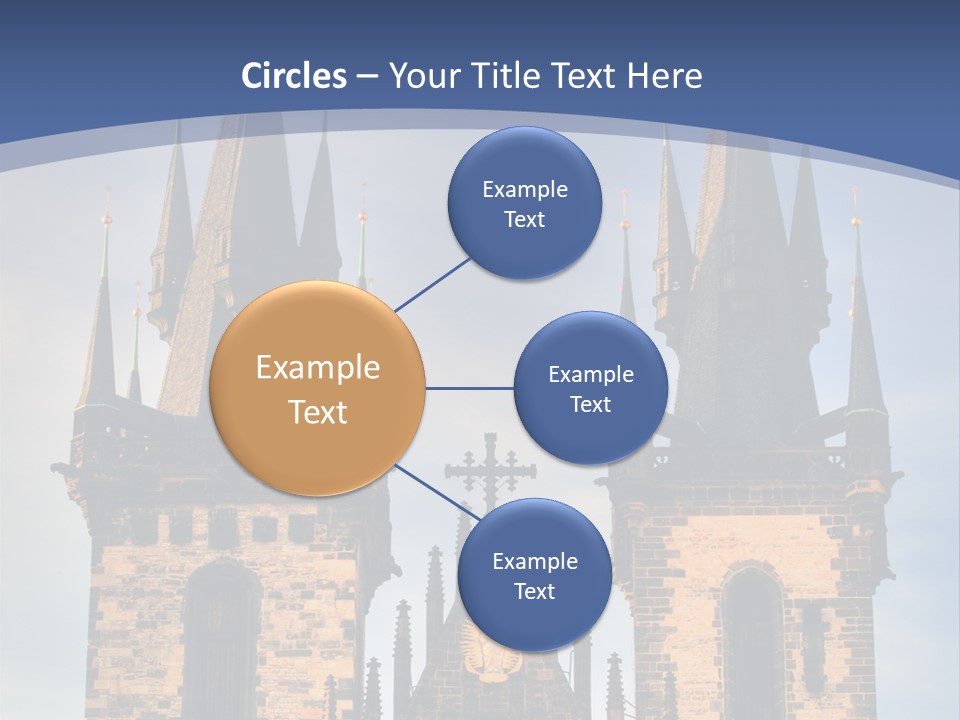 Old Cathedral Twin PowerPoint Template