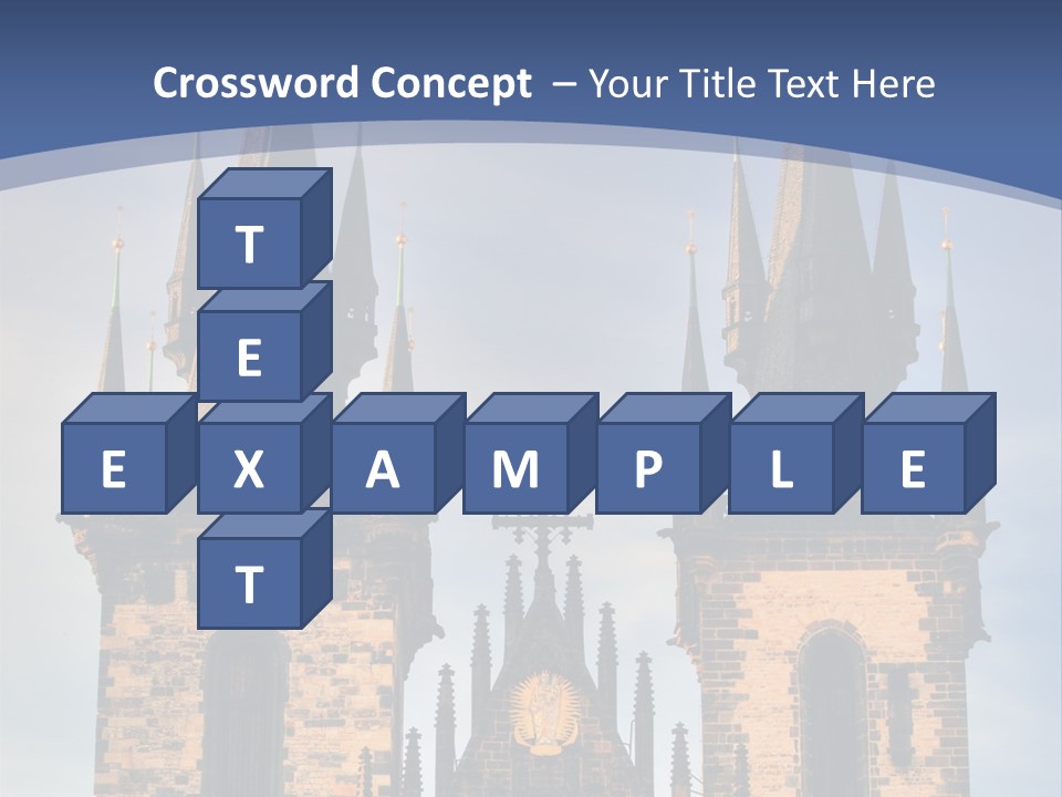 Old Cathedral Twin PowerPoint Template