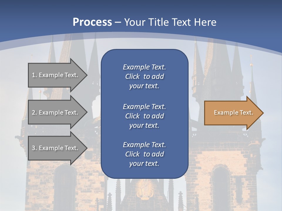 Old Cathedral Twin PowerPoint Template