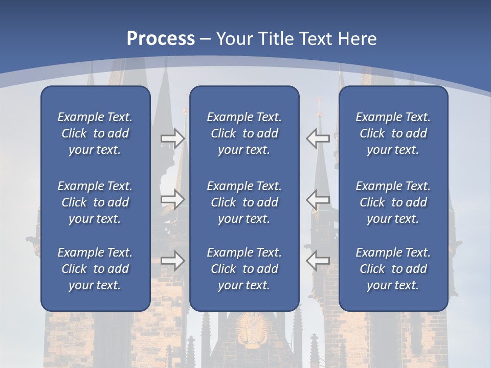 Old Cathedral Twin PowerPoint Template
