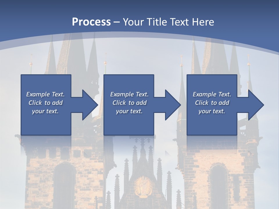 Old Cathedral Twin PowerPoint Template