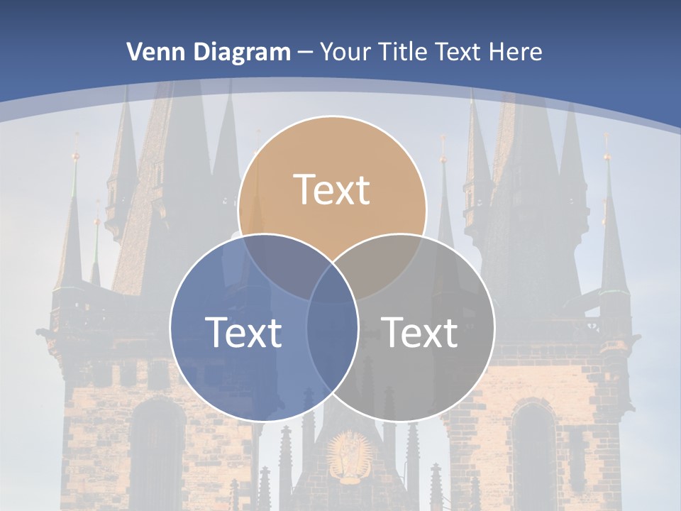 Old Cathedral Twin PowerPoint Template
