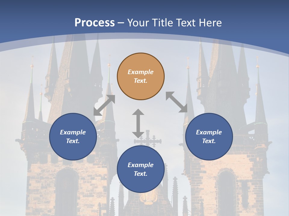 Old Cathedral Twin PowerPoint Template