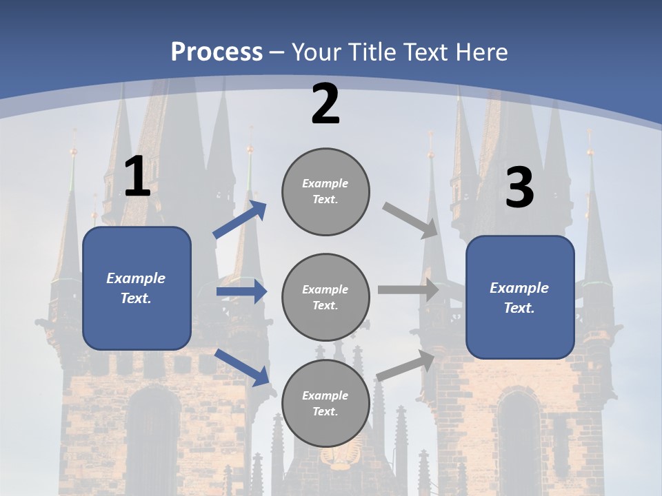 Old Cathedral Twin PowerPoint Template