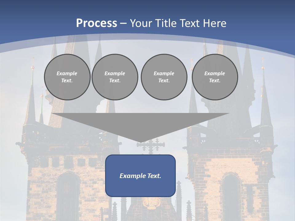 Old Cathedral Twin PowerPoint Template