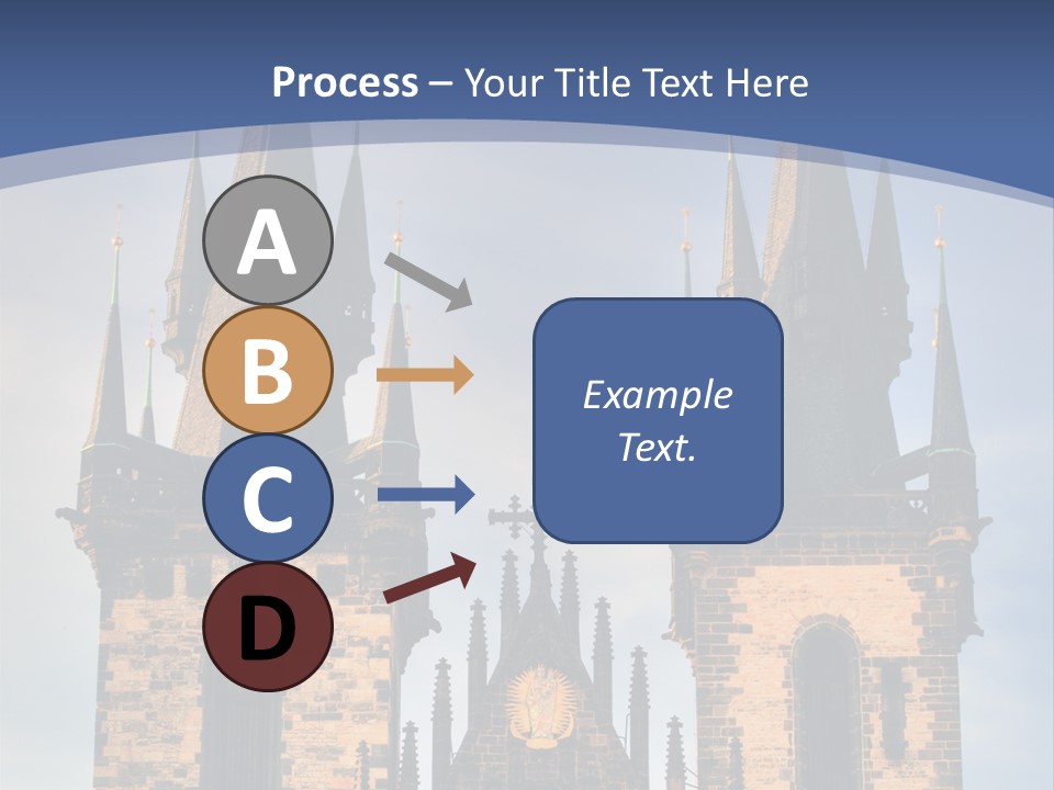 Old Cathedral Twin PowerPoint Template