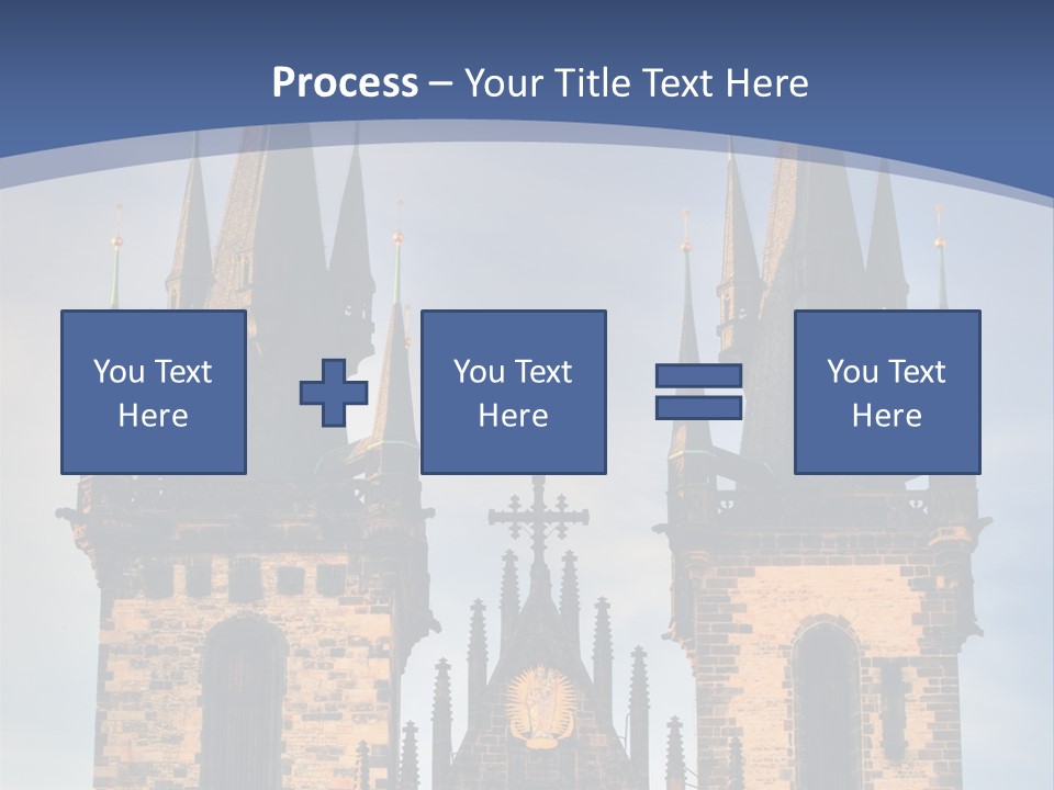 Old Cathedral Twin PowerPoint Template