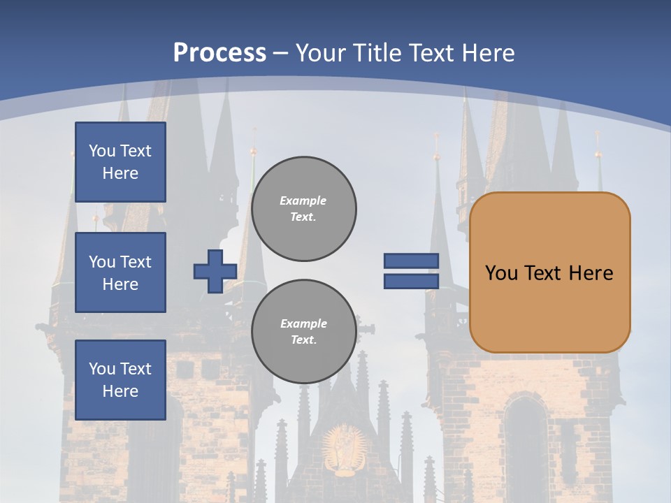 Old Cathedral Twin PowerPoint Template