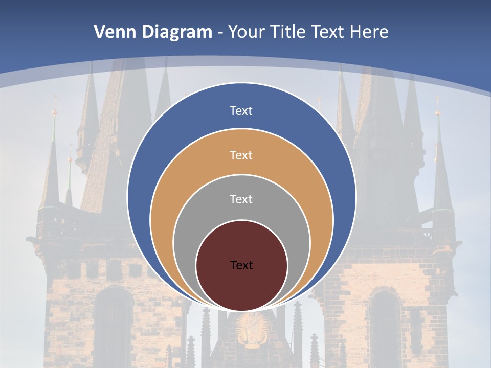 Old Cathedral Twin PowerPoint Template