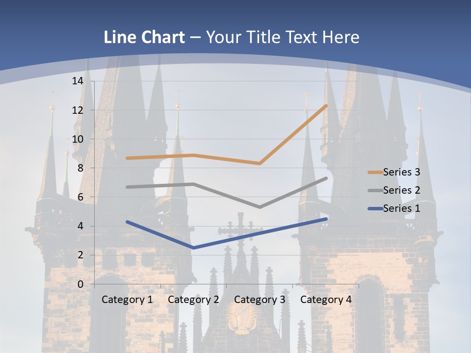 Old Cathedral Twin PowerPoint Template
